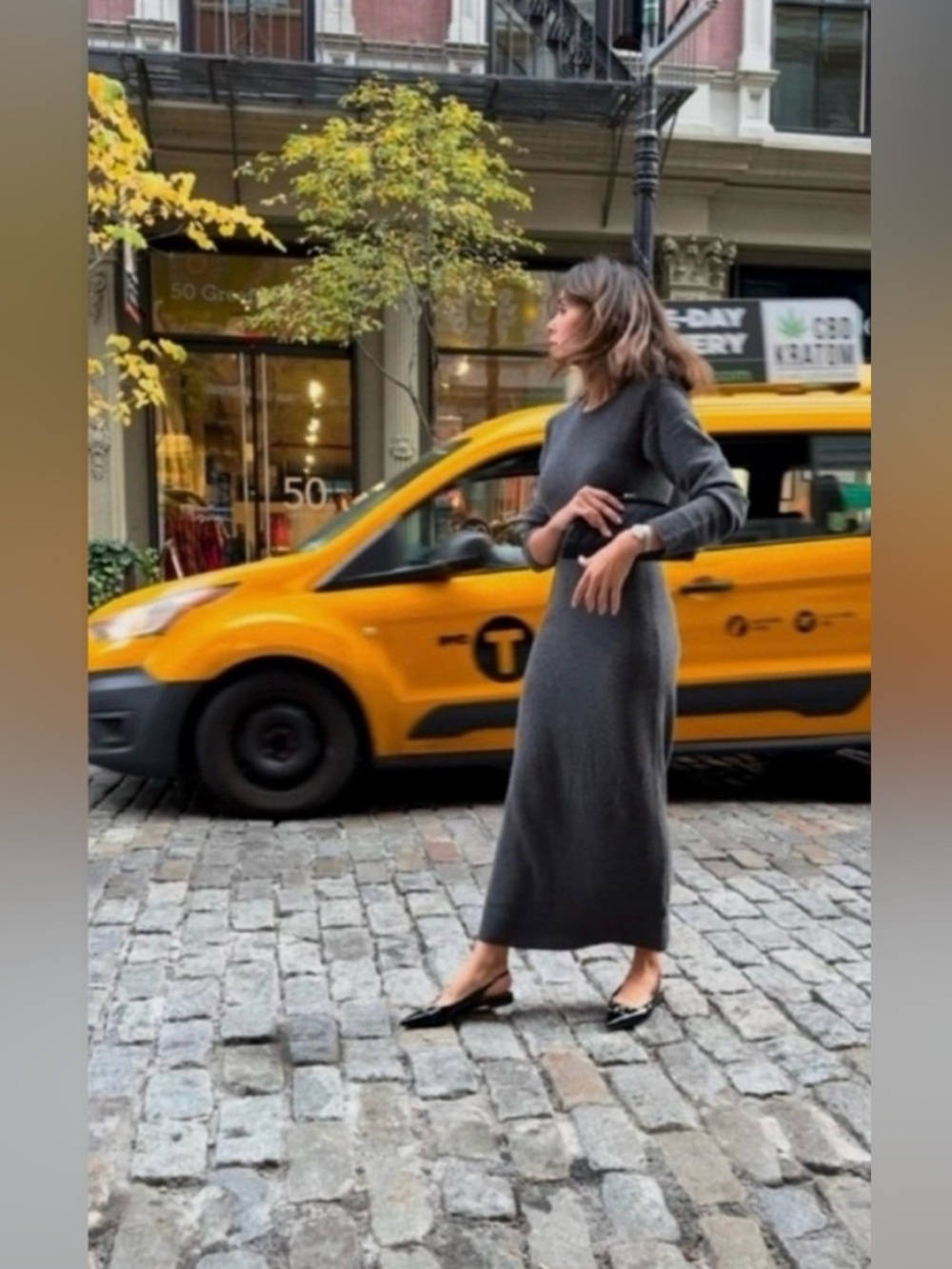 J.Crew Spring Street long-sleeve cashmere sweater-dress - Picture 3 of 9